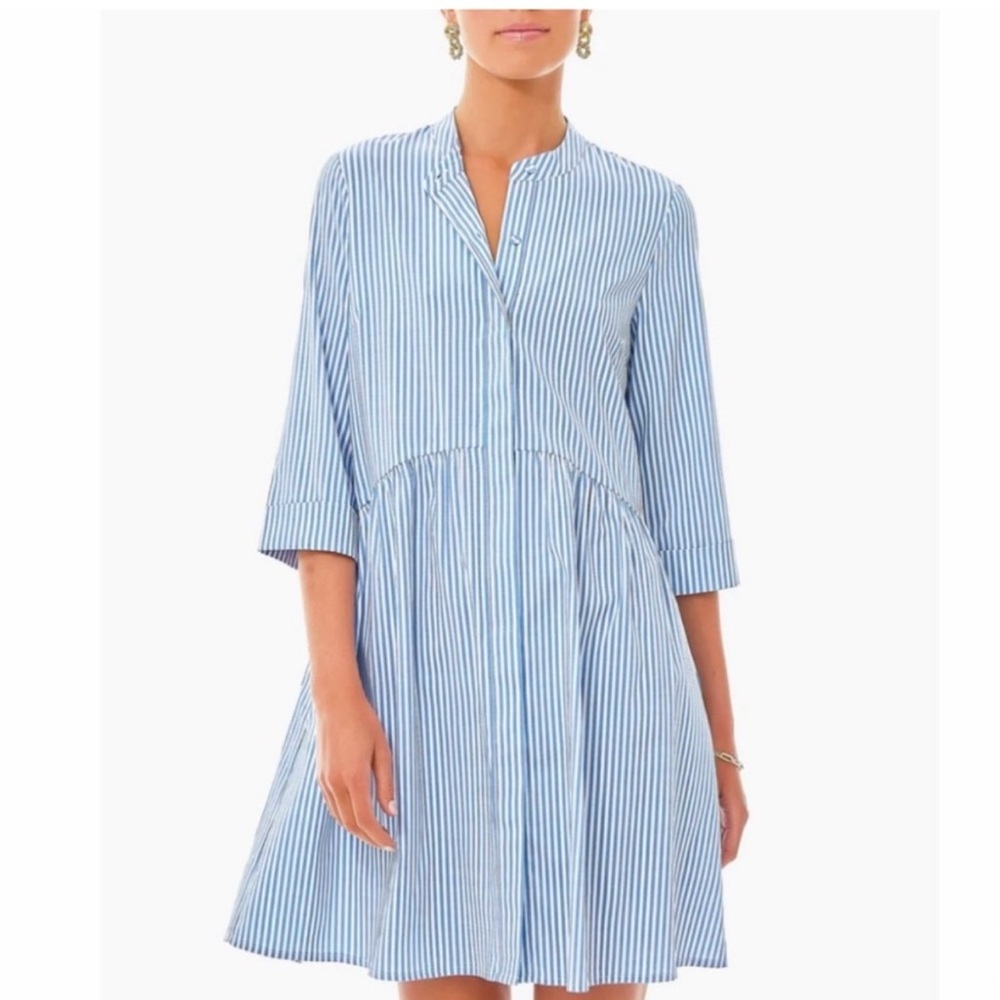 Tuckernuck Blue and White Striped Dress